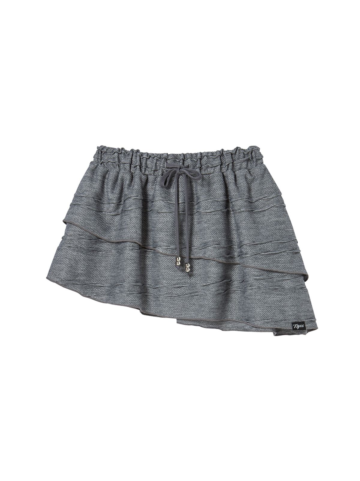 엔와이엑스엑스(NYXX) TWIST FRILL SKIRT GREY