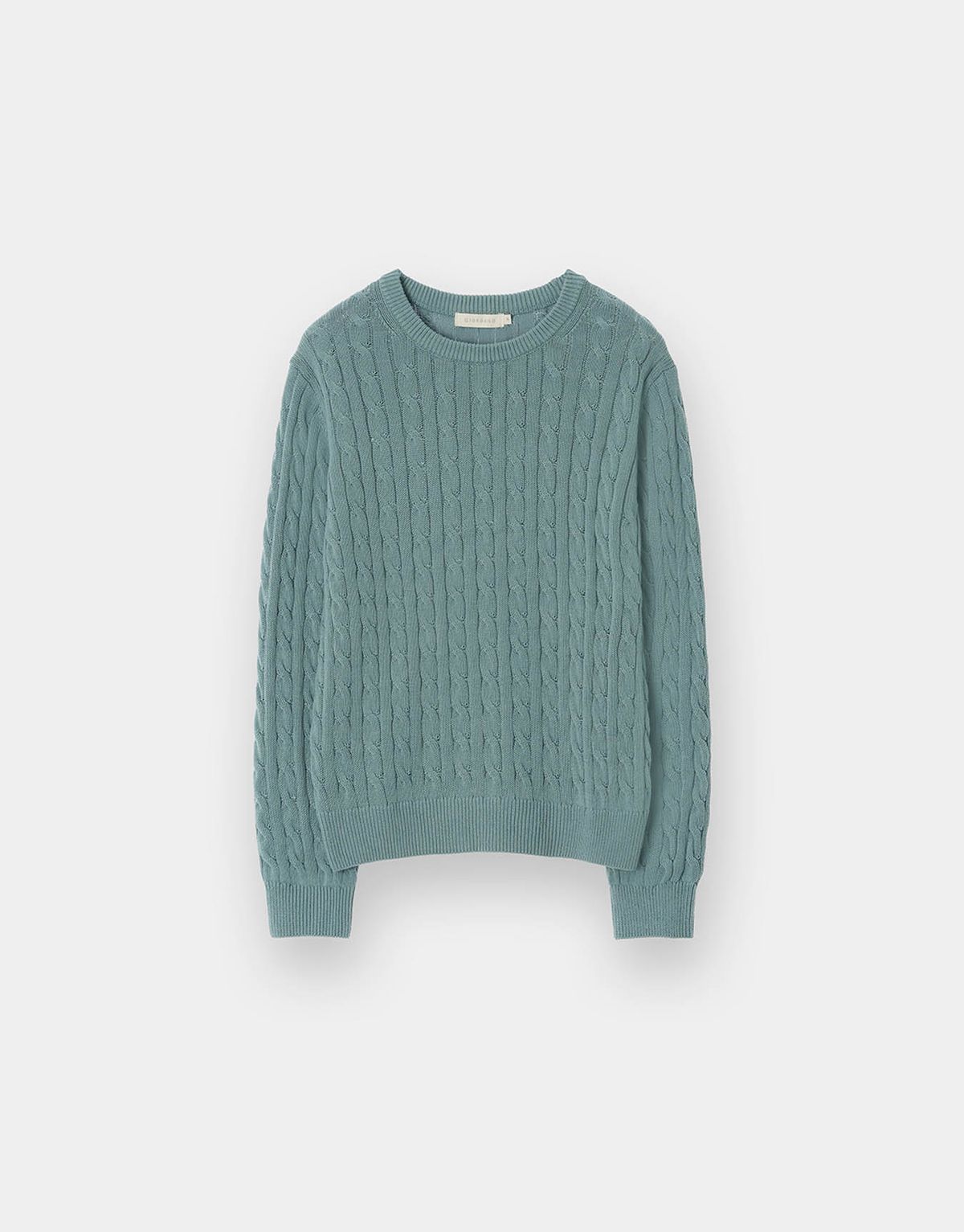 지오다노(GIORDANO) 케이블 크루넥 니트 스웨터(5GG) 356505 [6color]