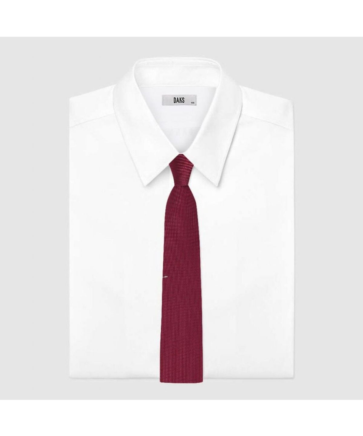 닥스셔츠(DAKS SHIRTS) 실크혼방 큐빅 원포인트 넥타이 레드_DMG1ACF1211R2
