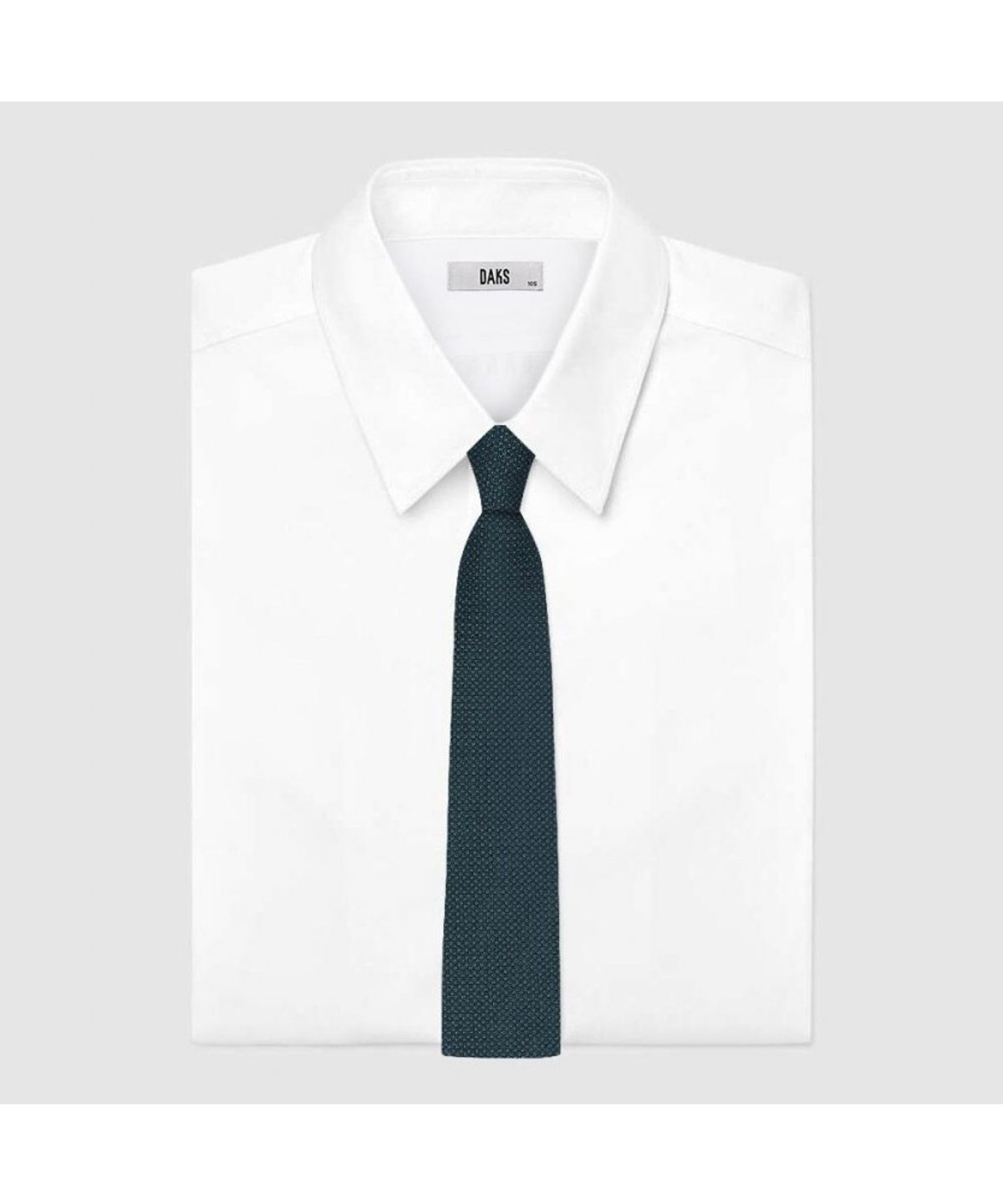 닥스셔츠(DAKS SHIRTS) 실크100 마이크로 도트 솔리드 넥타이 그린_DMG1ACF1247E1