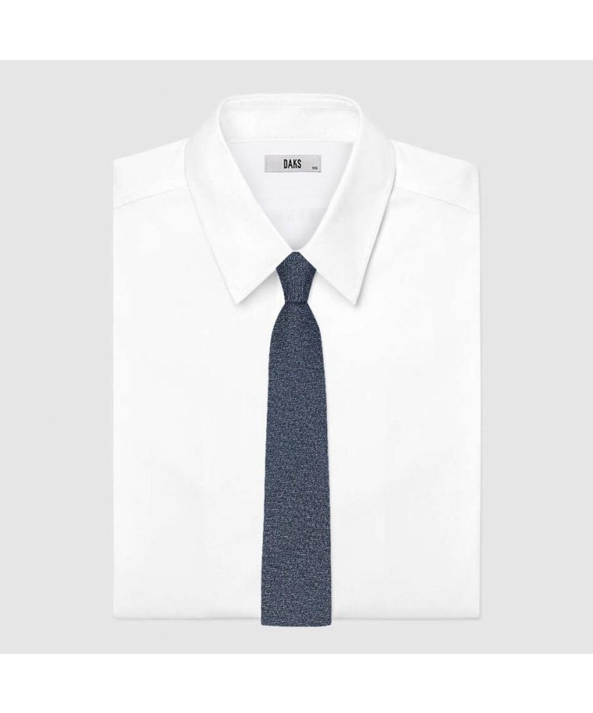 닥스셔츠(DAKS SHIRTS) 실크혼방 솔리드 넥타이 블루_DMG1ACF1275B1