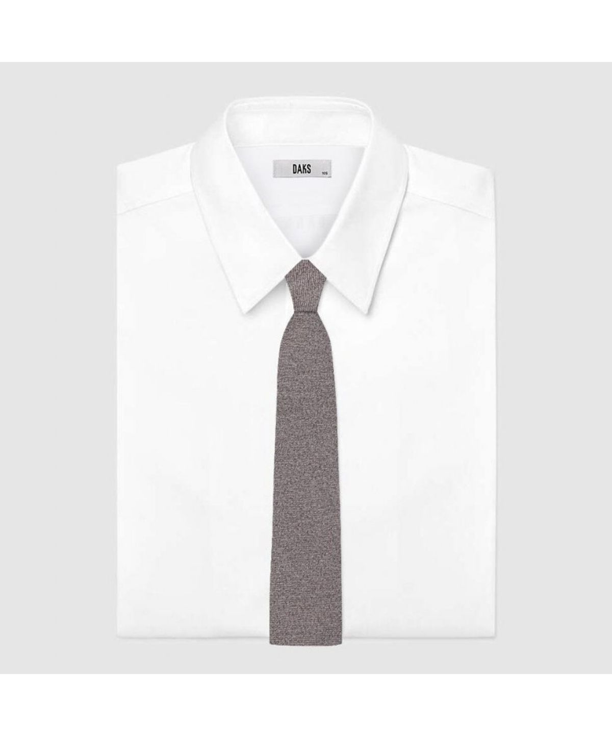 닥스셔츠(DAKS SHIRTS) 실크혼방 솔리드 넥타이 아이보리_DMG1ACF1275I1