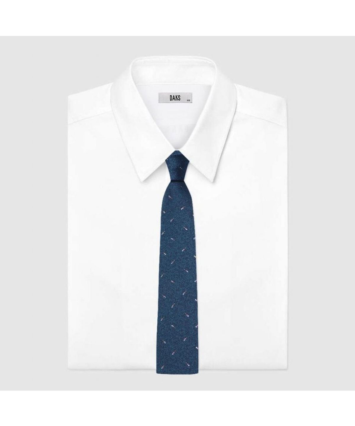 닥스셔츠(DAKS SHIRTS) 실크혼방 스퀘어 큐빅 패턴 올오버 넥타이 민트_DMG1ACF1108M1