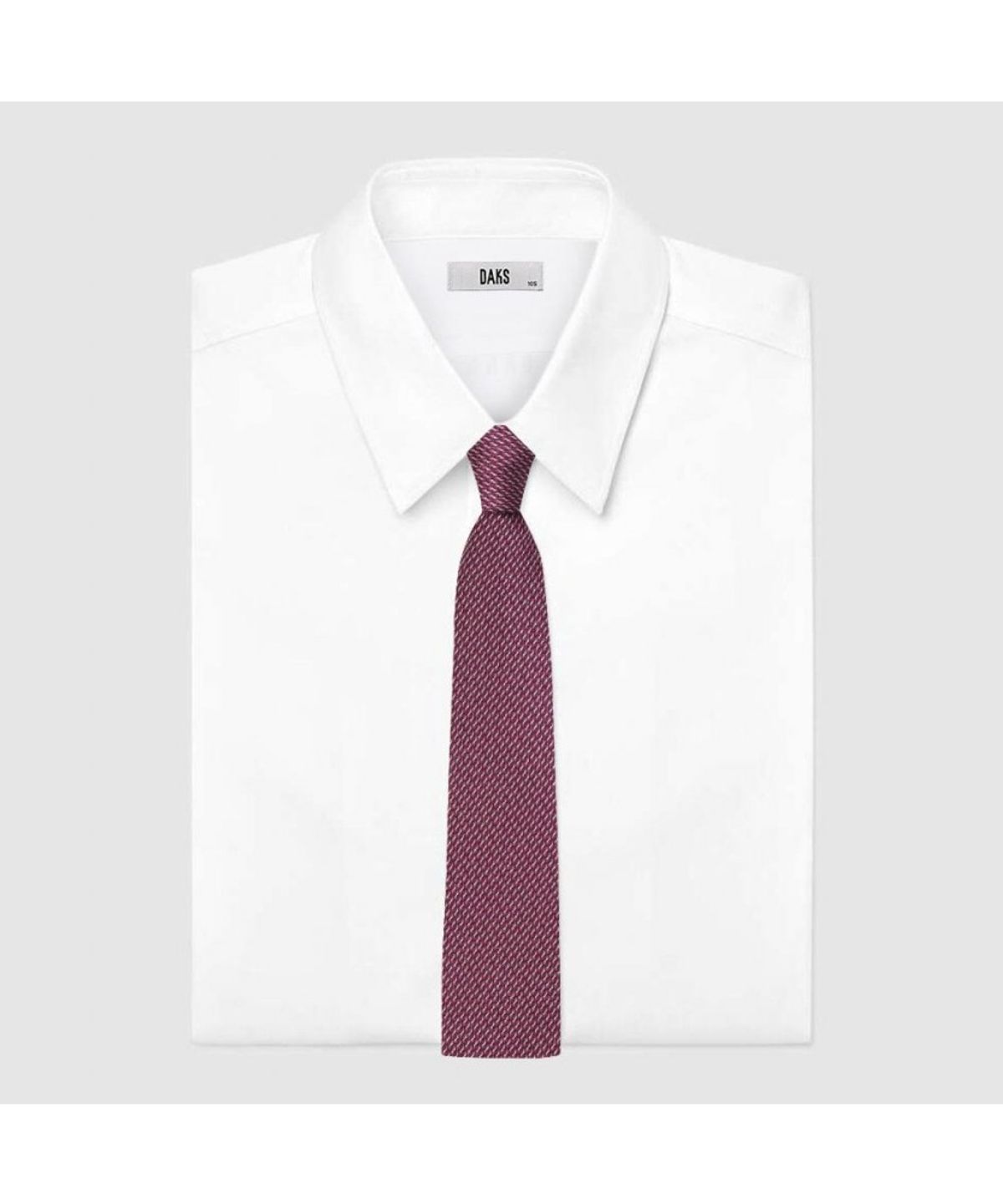 닥스셔츠(DAKS SHIRTS) 실크혼방 웨이브 패턴 올오버 넥타이 바이올렛_DMG1ACF1231V1