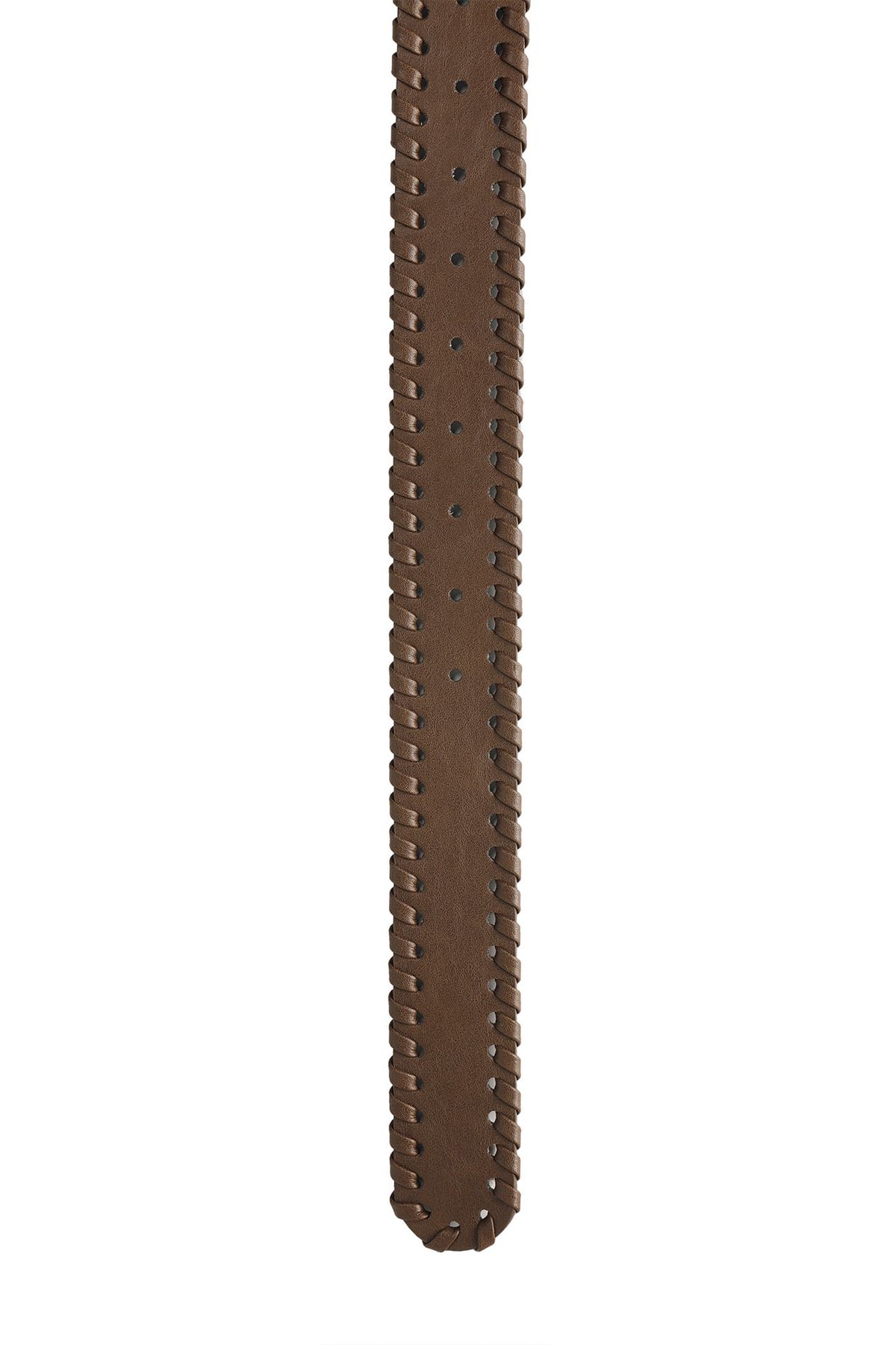 다이닛(DEINET) HAND STITCH WESTERN BELT IN BROWN