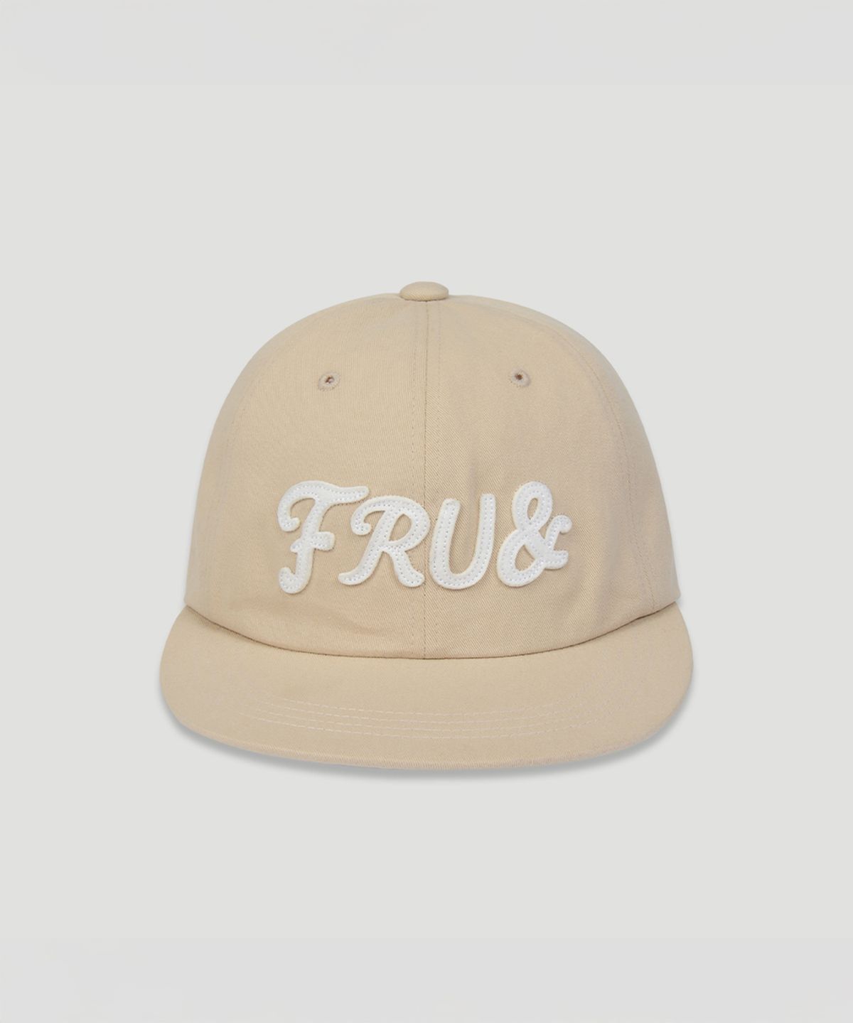 프루앤(FRUAND) FRU& STITCH LOGO CAP_CREAM