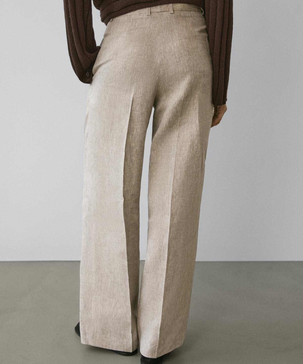 마시모두띠(MASSIMO DUTTI) 린넨 수트 팬츠