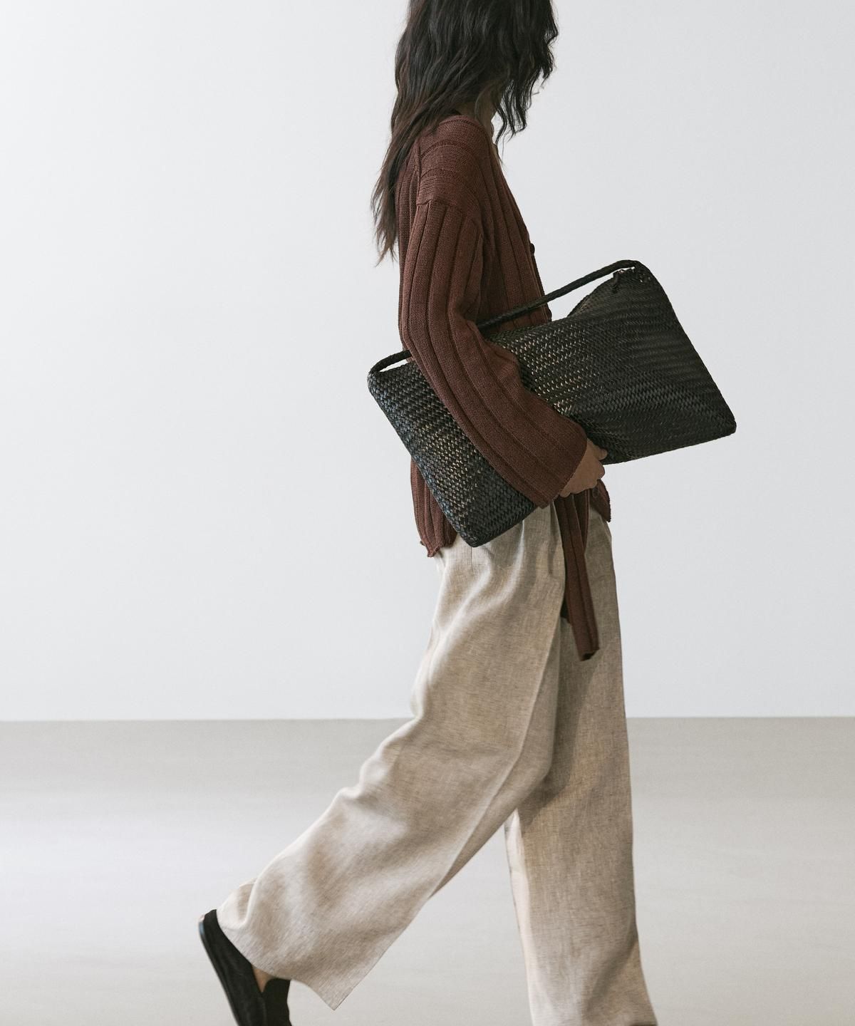 마시모두띠(MASSIMO DUTTI) 린넨 수트 팬츠