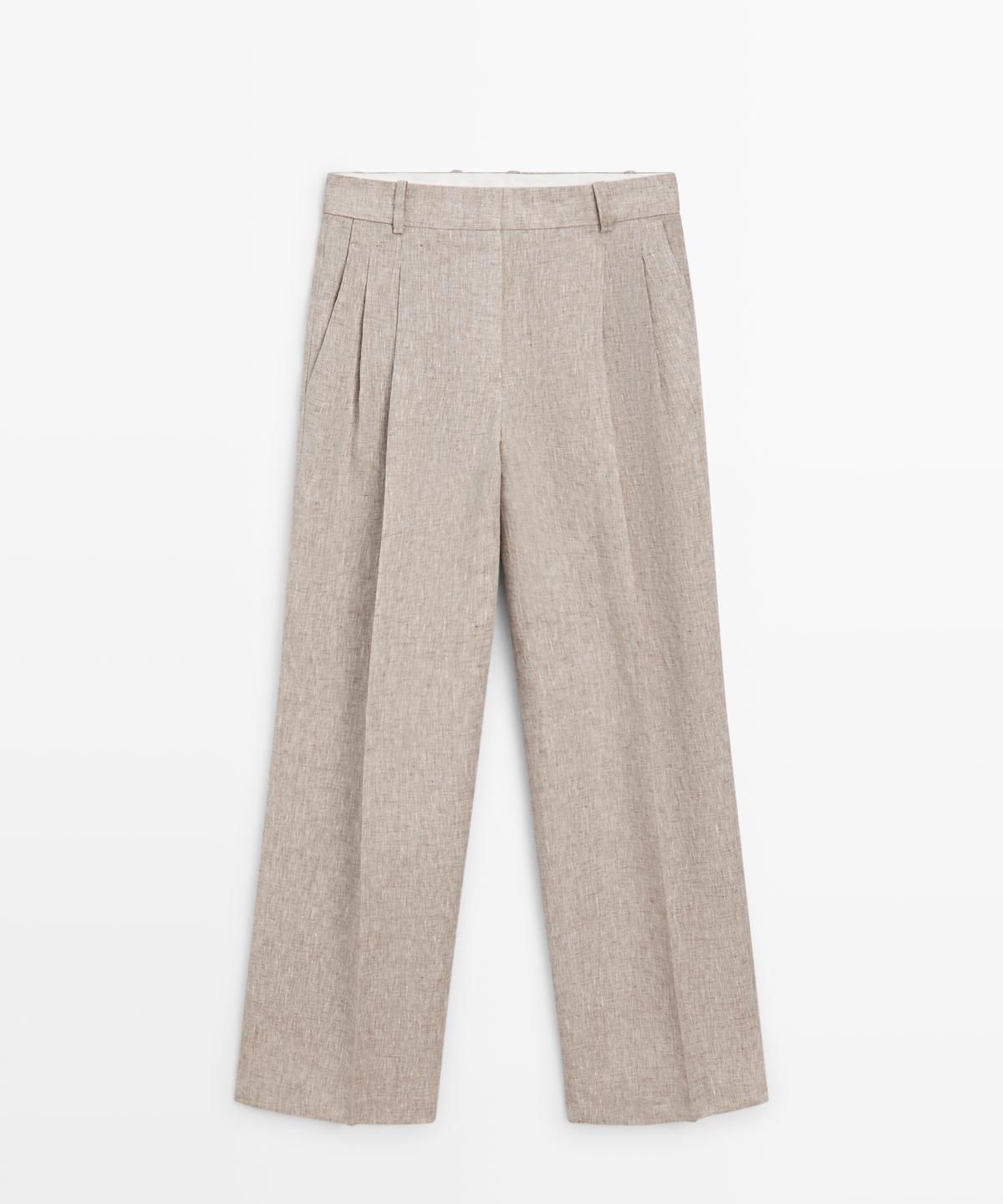 마시모두띠(MASSIMO DUTTI) 린넨 수트 팬츠
