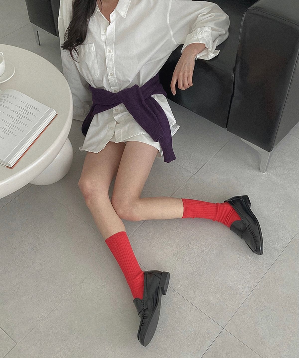 무드앤플(MOODNPLE) 클라우드 low 클래식 로퍼  1color 2cm