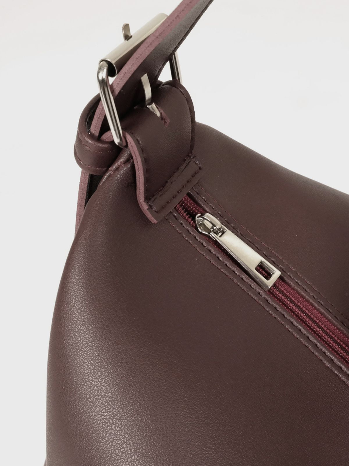 밋맷밋(MEETMETMEET) The Mark Large burgundy