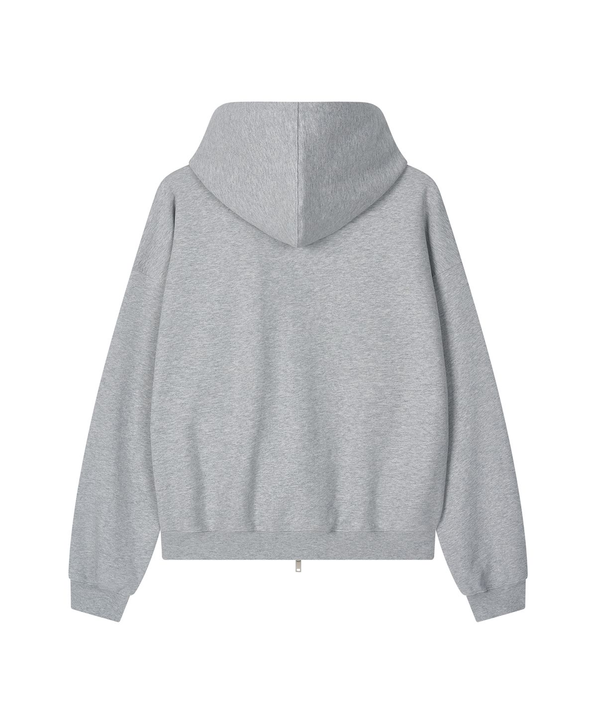 샌드릭(SANDRIC) Overfit Logo Hood Zip-up_Melange Grey
