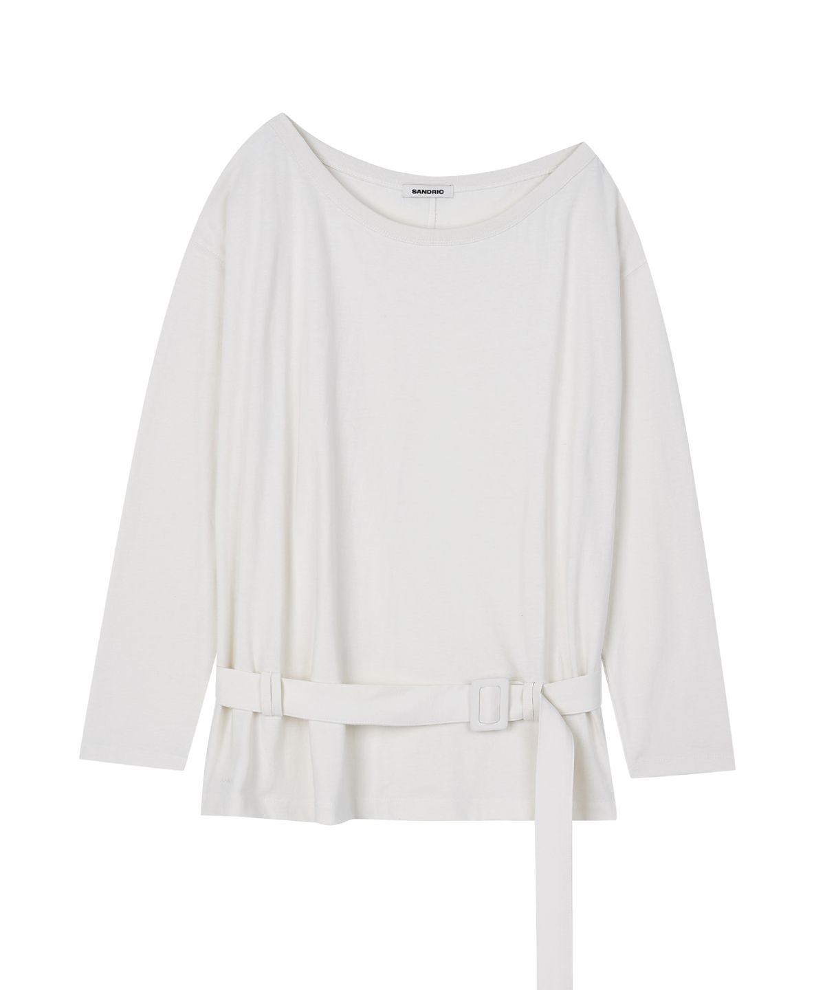 샌드릭(SANDRIC) One Shoulder Belt T_Ivory