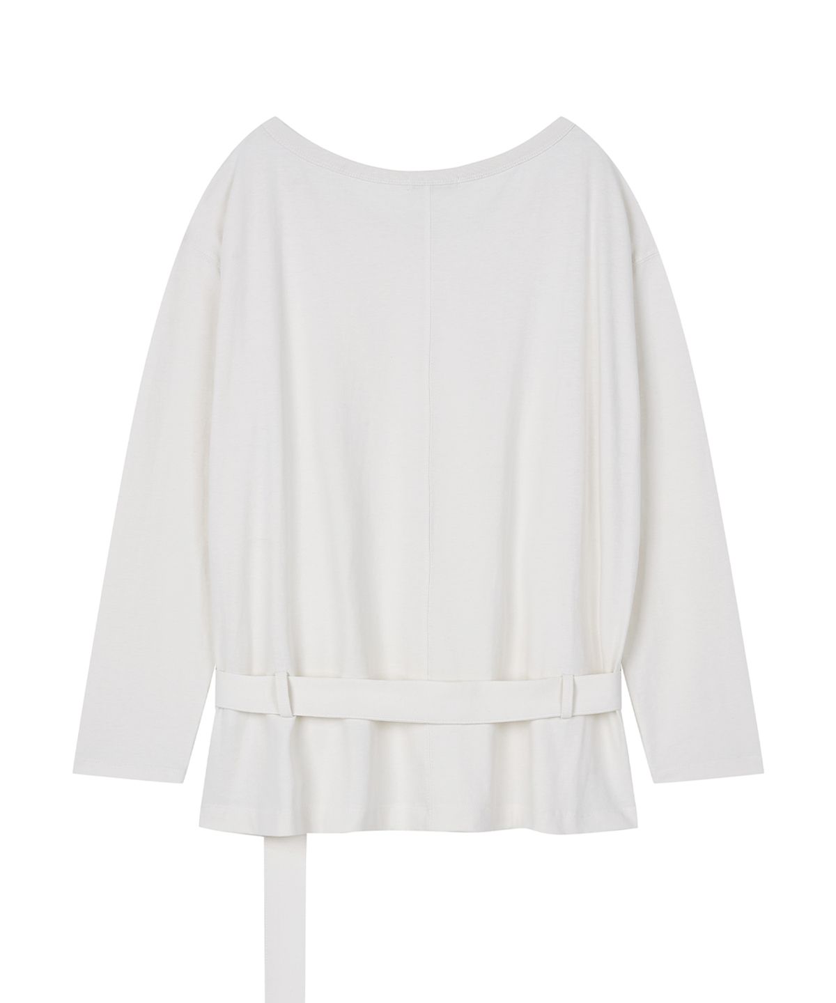 샌드릭(SANDRIC) One Shoulder Belt T_Ivory