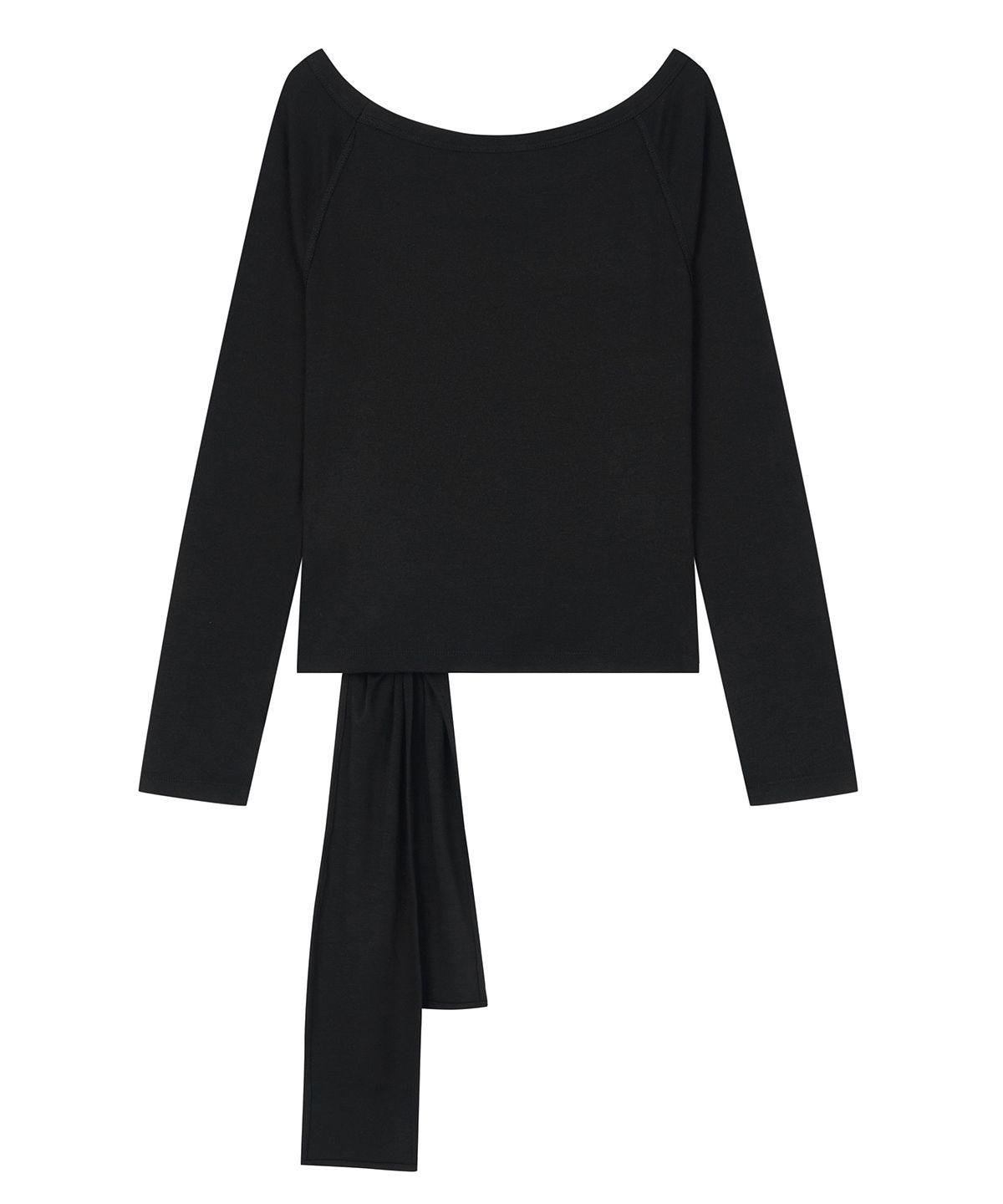 샌드릭(SANDRIC) Strap Off shoulder T_Black