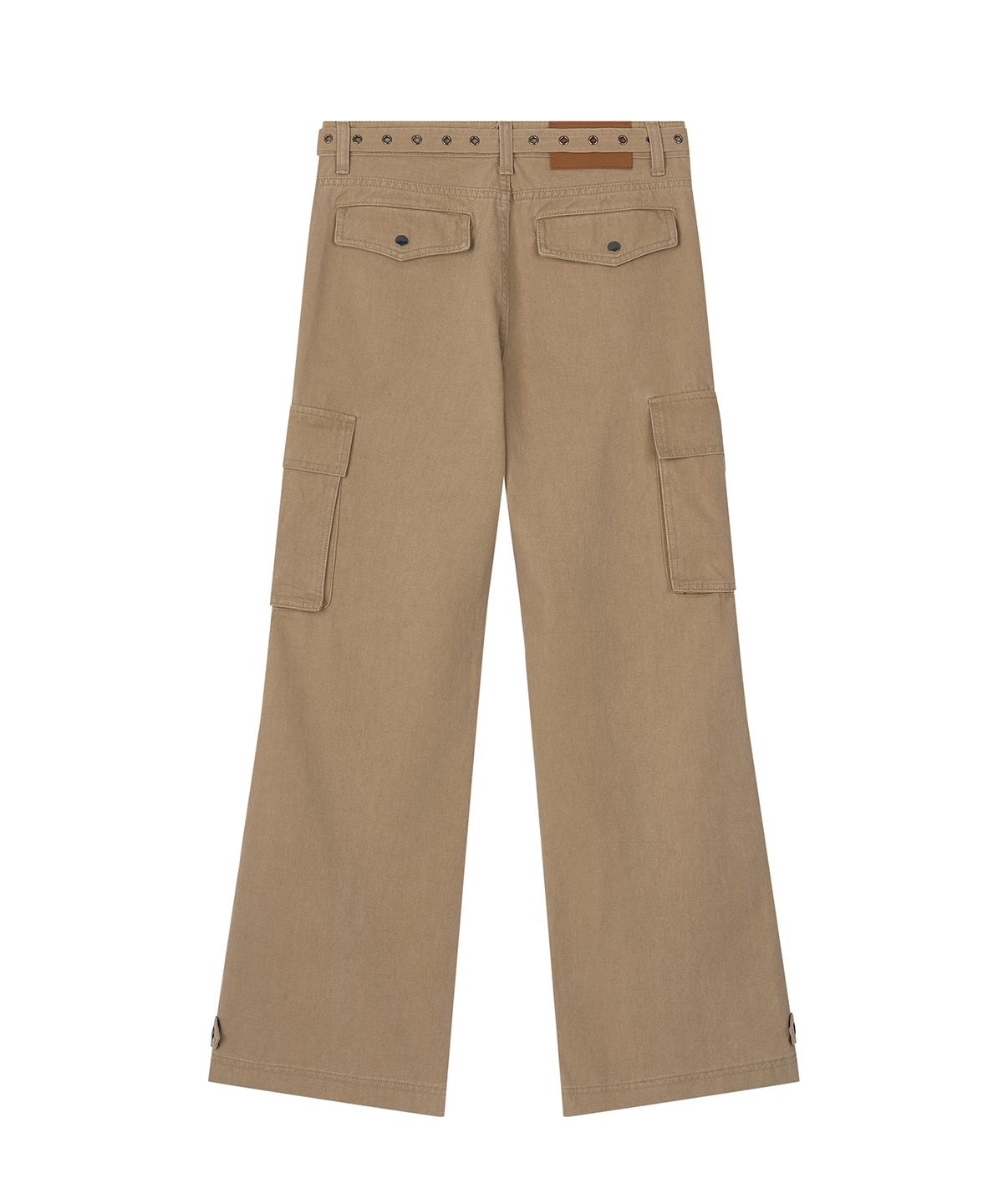 샌드릭(SANDRIC) Wide Bootcut Cotton Pants_Beige