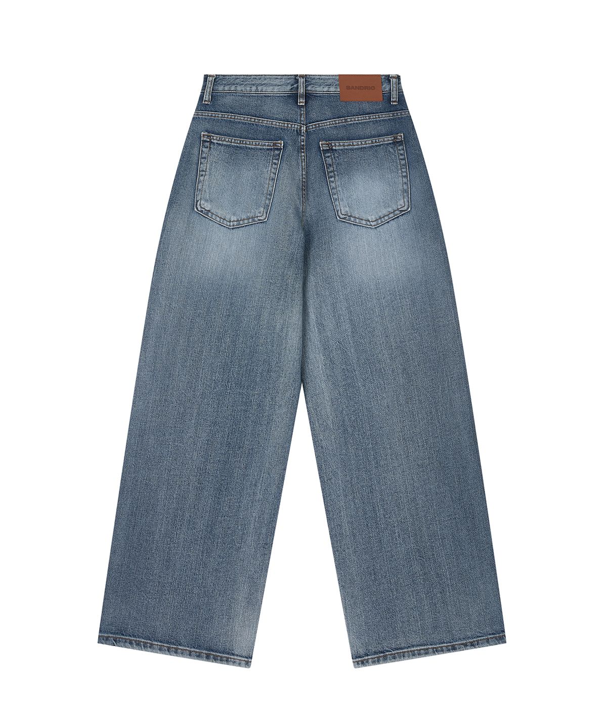 샌드릭(SANDRIC) Wide Out pocket Denim Pants_Blue