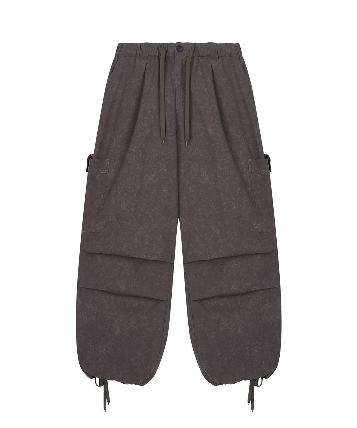 샌드릭(SANDRIC) Wide Cargo Cotton Pants_Brown