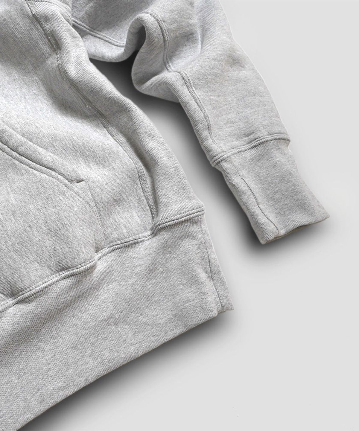 캠버 스포츠웨어(CAMBER SPORTSWEAR) 크로스니트 풀오버 스웻 후디, 헤더그레이