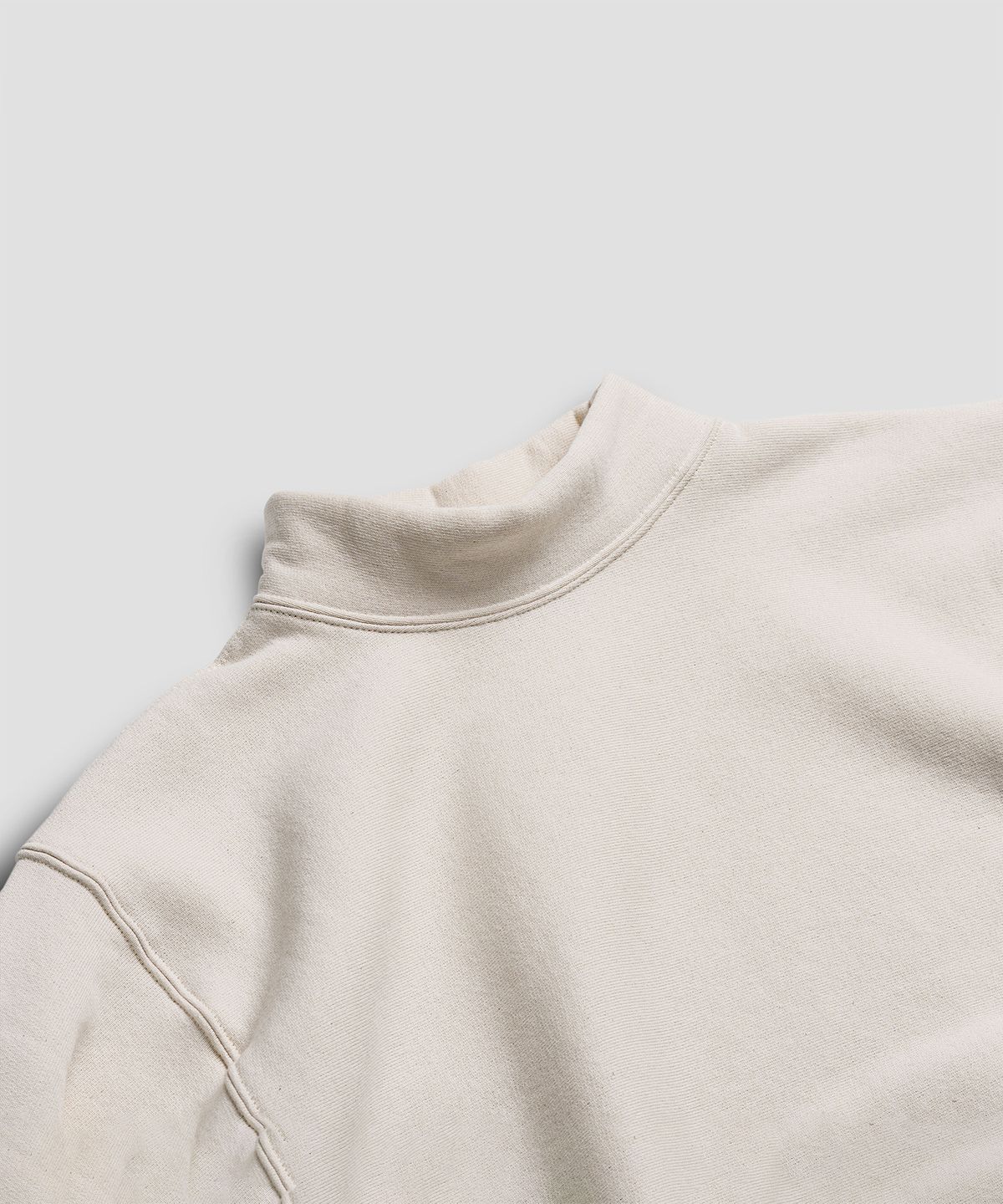 캠버 스포츠웨어(CAMBER SPORTSWEAR) 크로스니트 모크넥 스웻셔츠,내추럴