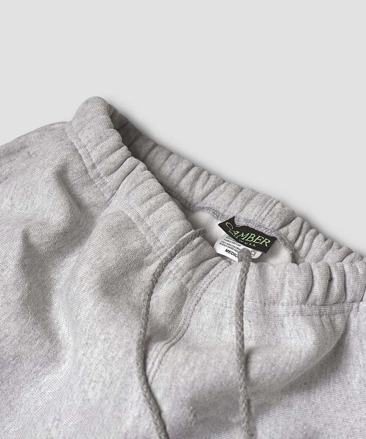 캠버 스포츠웨어(CAMBER SPORTSWEAR) 크로스니트 스웻 팬츠, 헤더그레이
