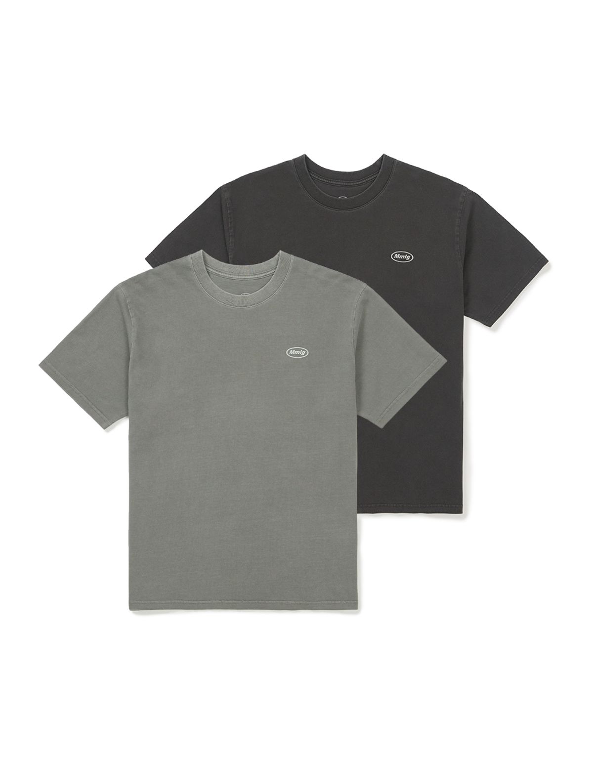 엠엠엘지(MMLG) [2PACK] MMLG DYED TAGLESS HF-T (GREY/CHARCOAL)