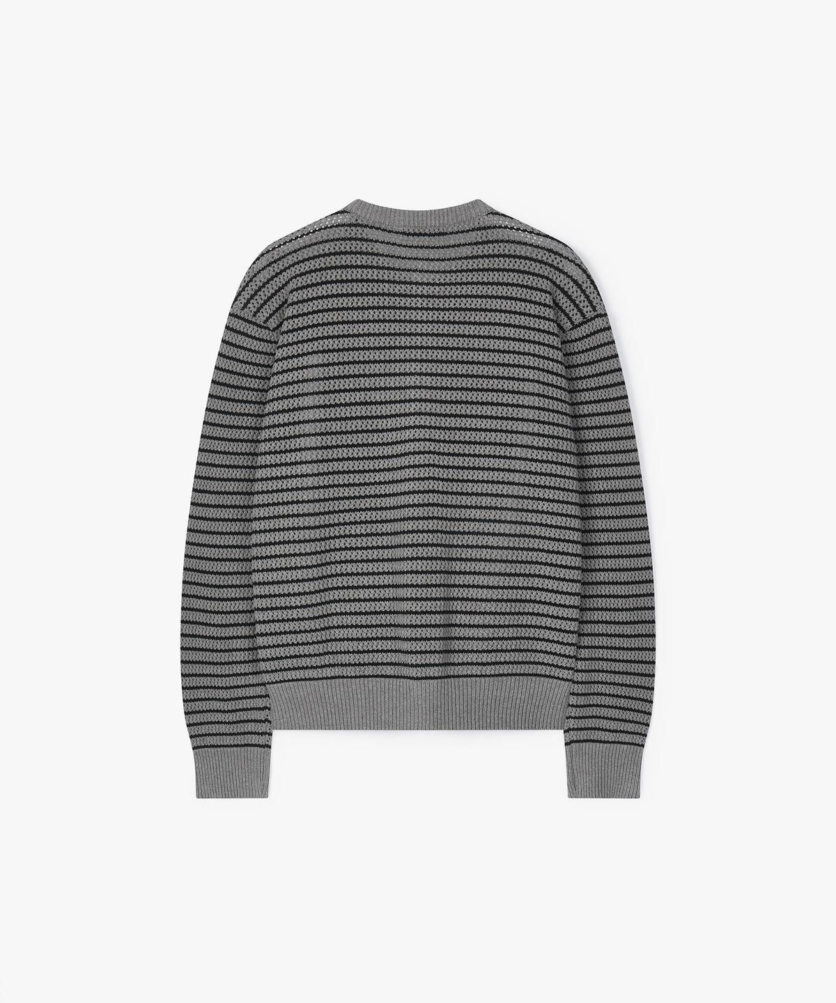 플로즈룸(FLAWSROOM) Aftersun Stripe Cardigan GREY