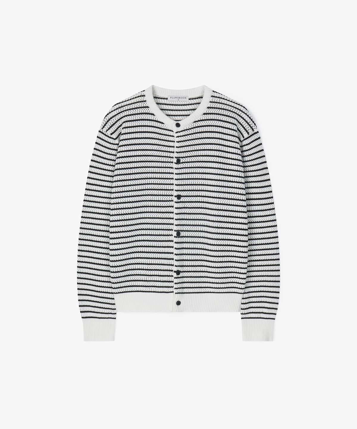 플로즈룸(FLAWSROOM) Aftersun Stripe Cardigan IVORY