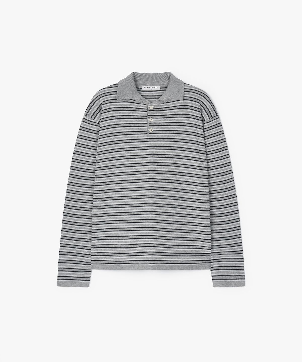 플로즈룸(FLAWSROOM) Lecce Polo Cotton Knit GREY