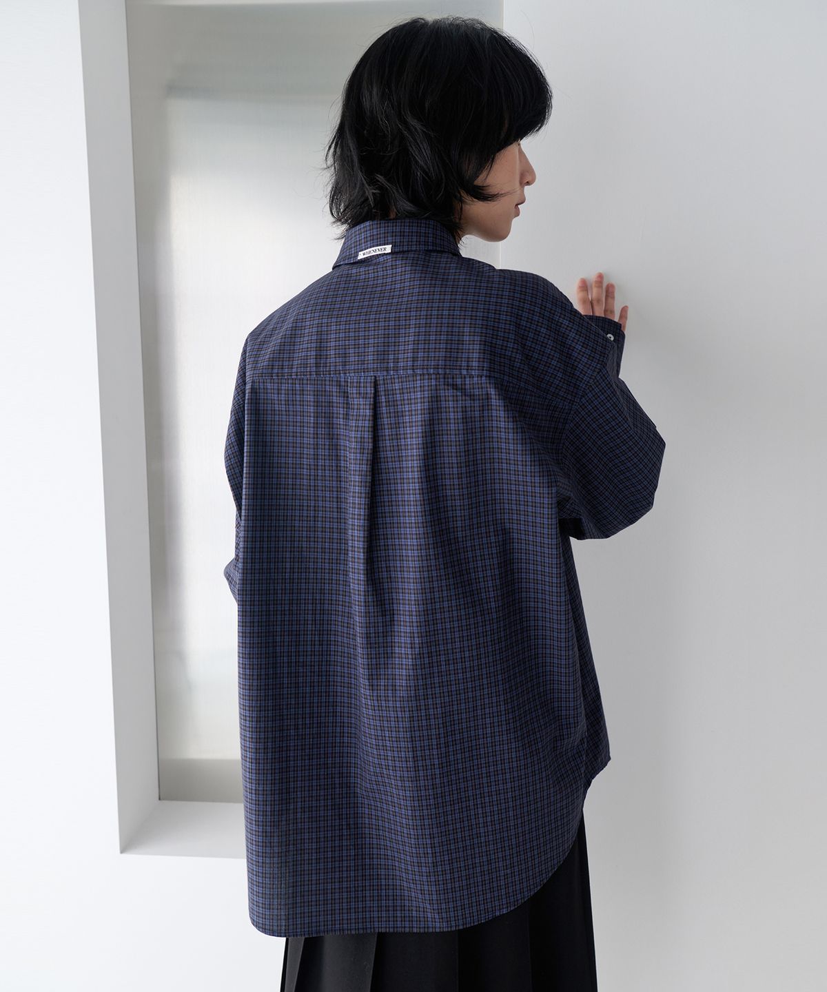 르바(LEVAR) Relaxed Classic Check Shirt - Multi Blue