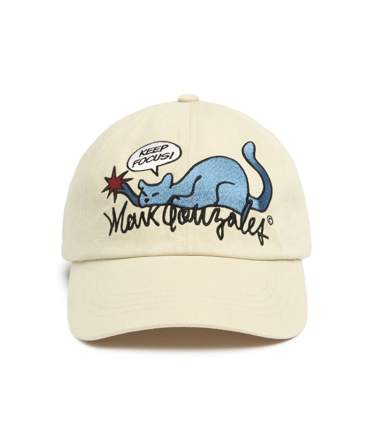 마크곤잘레스(MARK GONZALES) 네코 반평 캡 - BEIGE