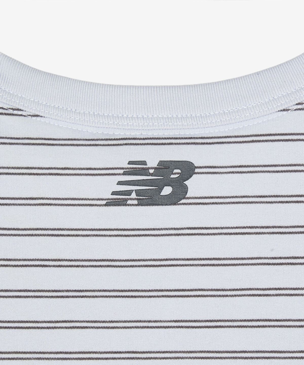 뉴발란스(NEW BALANCE) NBNEG2W422 / WOMEN 에센셜 베이직 스트라이프 반팔티 (LIGHT BLUE)