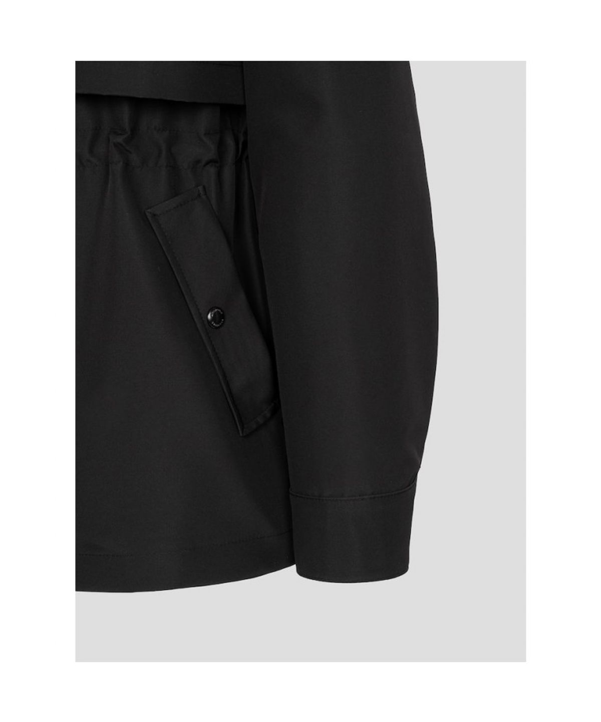 빈폴 레이디스(BEANPOLE LADIES) 폴리 사파리 재킷  블랙 (BF6239C135)