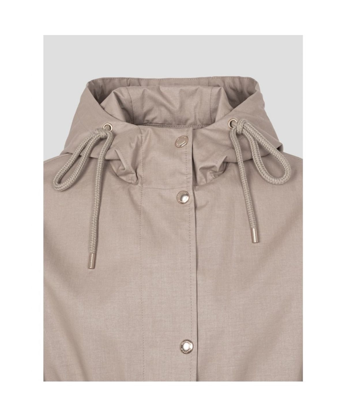 빈폴 레이디스(BEANPOLE LADIES) 코튼 폴리 후드 사파리 점퍼  베이지 (BF6339C01A)
