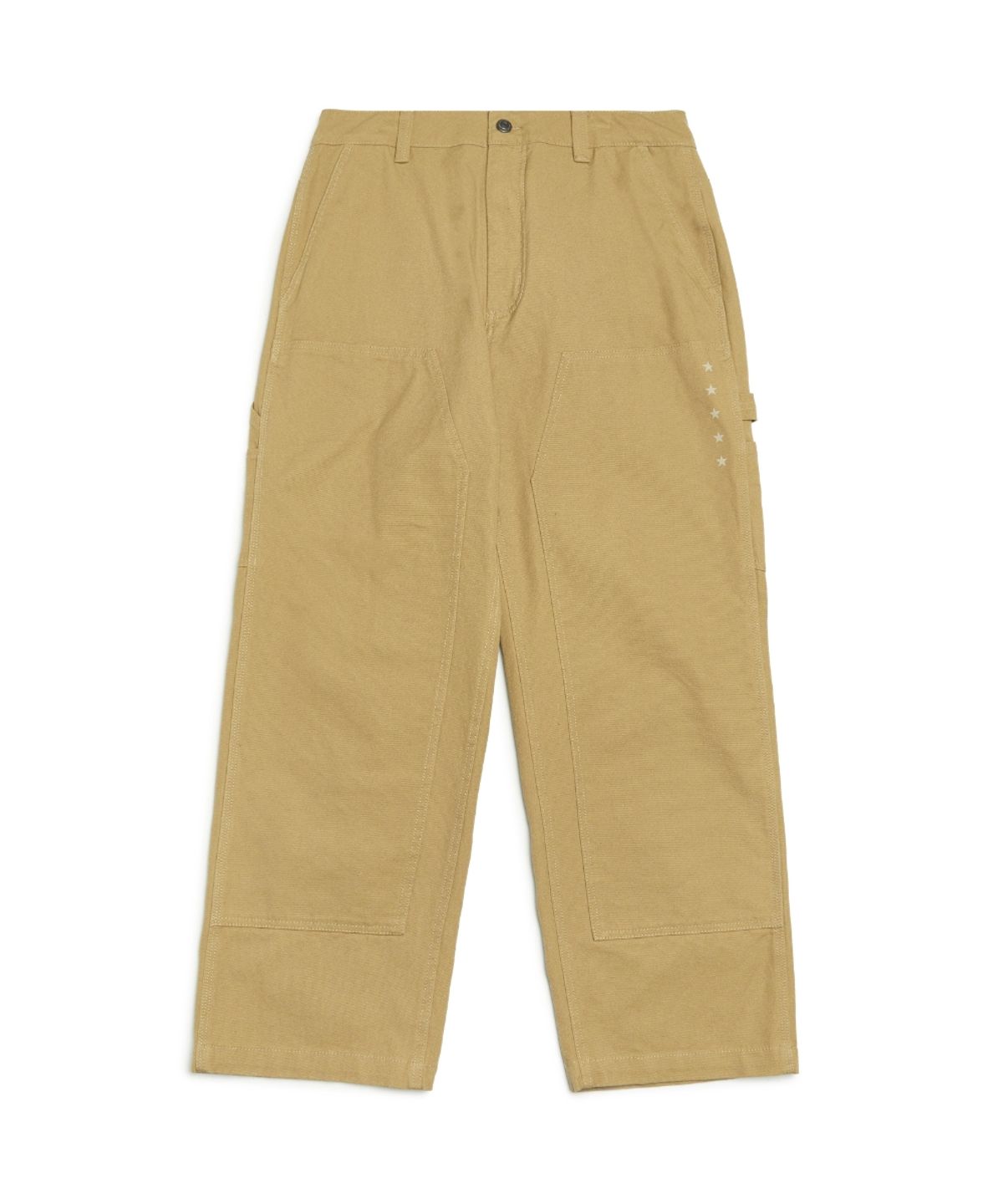 마크곤잘레스(MARK GONZALES) 넥스트 사인로고 더블니 워크 팬츠 - BEIGE