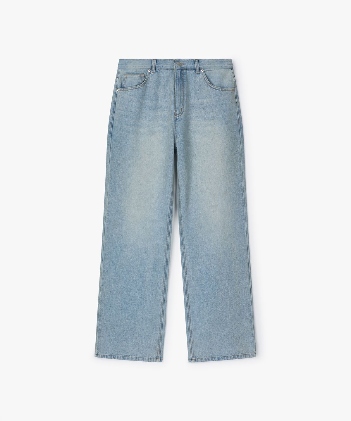플로즈룸(FLAWSROOM) Capri Blue Straight Denim Pants