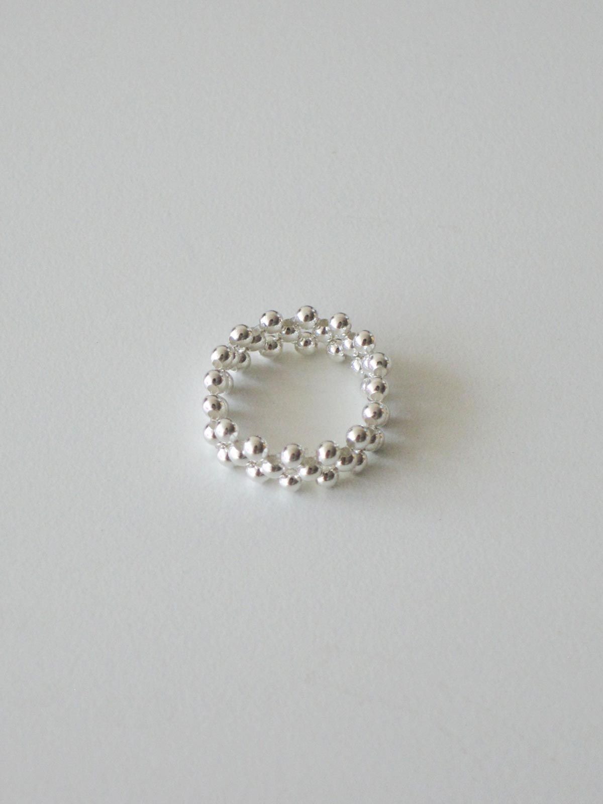 둥그런(DUNGEUREON) Tiny Beads Ring (Silver)