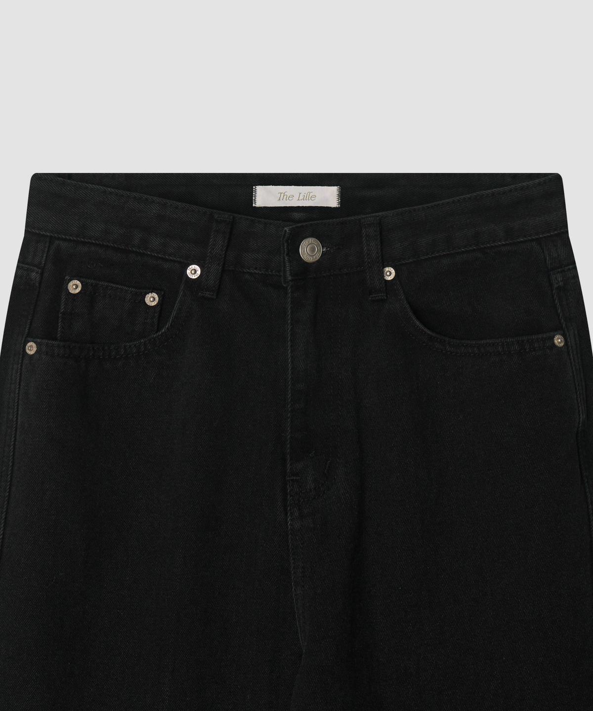 더 릴(THE LILLE) Relaxed Fit Denim_Black