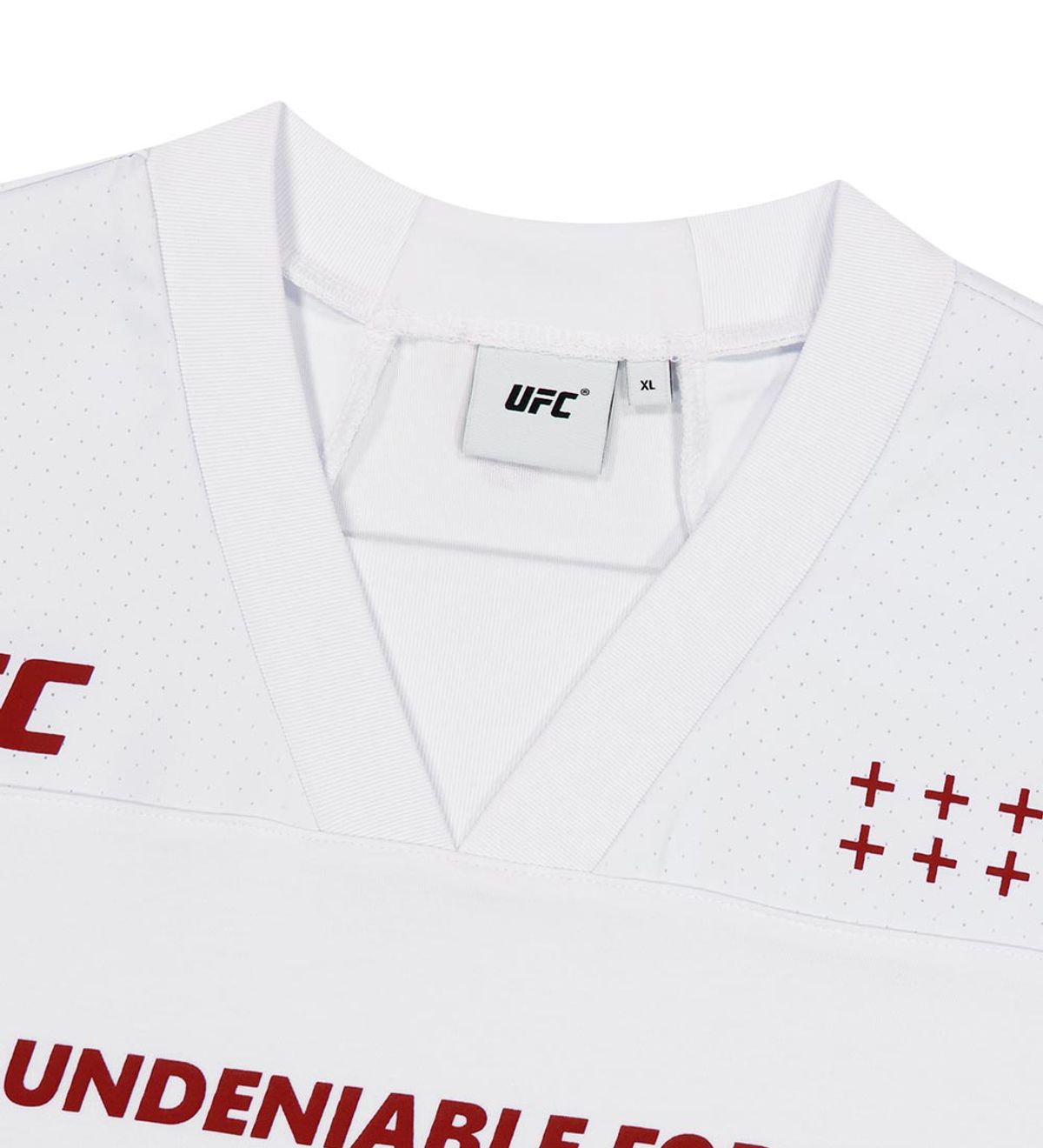 유에프씨 스포츠(UFC SPORT) UFC 풋볼저지 오버핏 긴팔 티셔츠 화이트 U2LSX1302WH