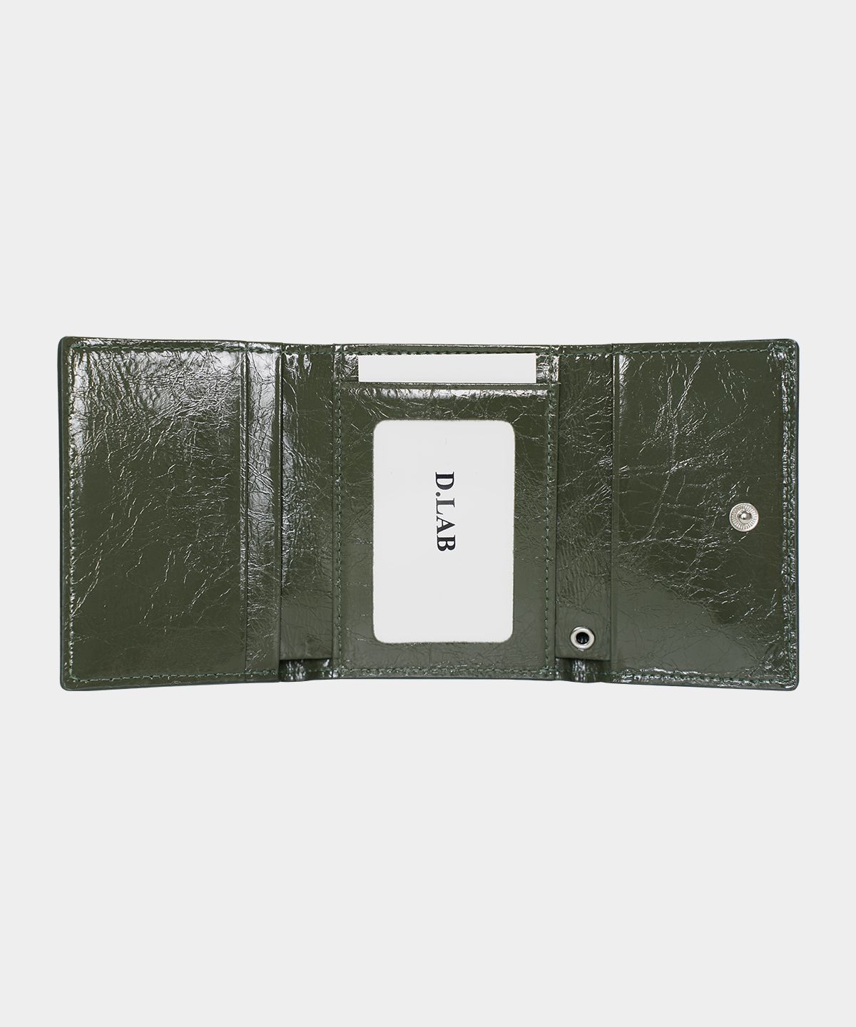 디랩(D.LAB) 베니 3단 반지갑-그린