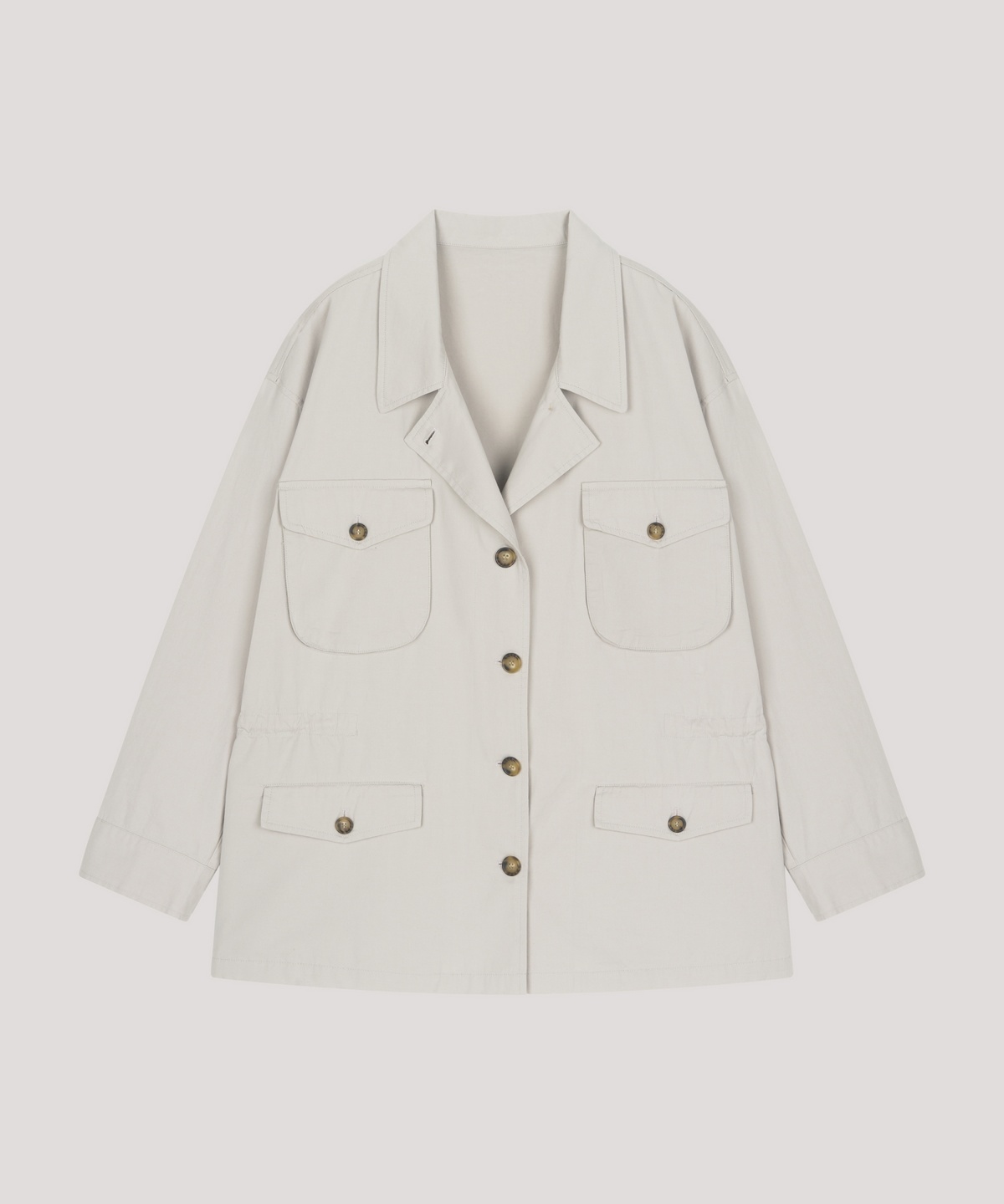 더 릴(THE LILLE) Pocket Field Jacket_light gray