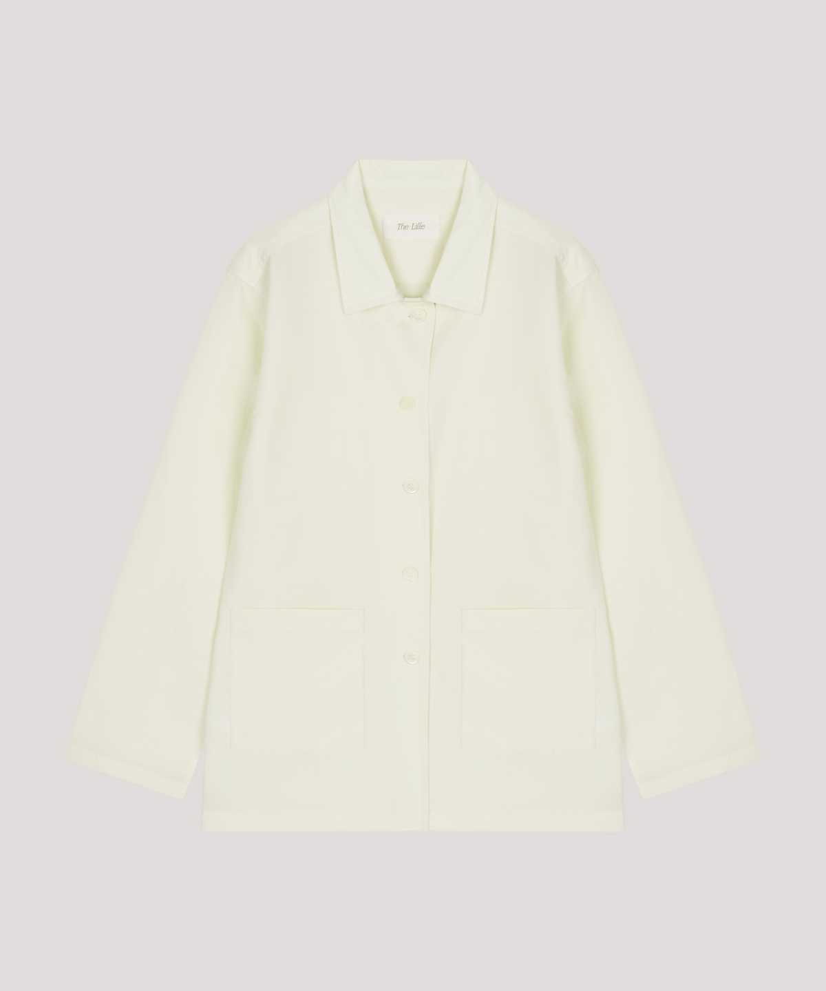 더 릴(THE LILLE) Satin shirts jacket_cream