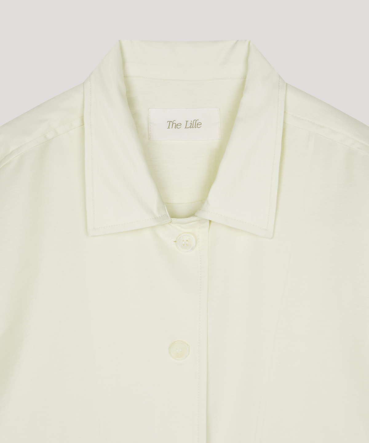 더 릴(THE LILLE) Satin shirts jacket_cream