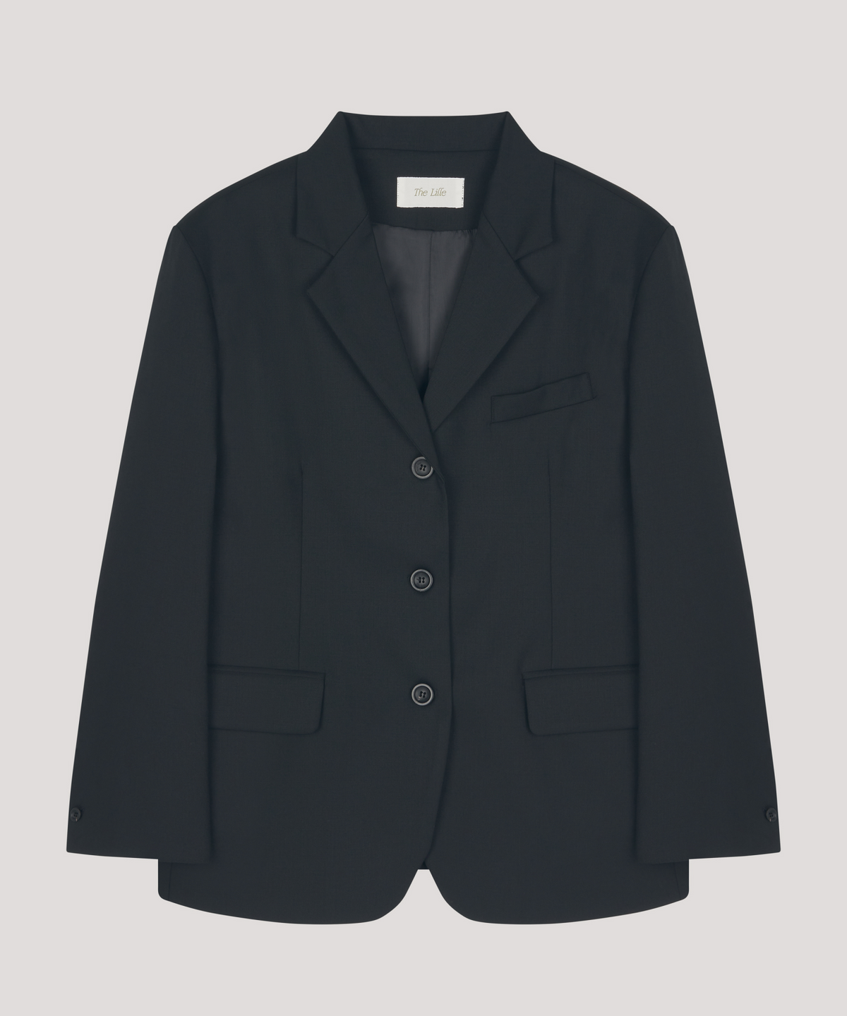 더 릴(THE LILLE) Spring wool jacket_black