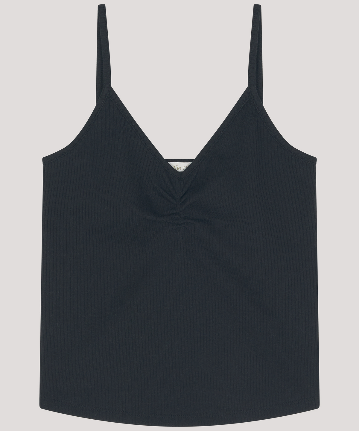 더 릴(THE LILLE) Shirring sleeveless t_black