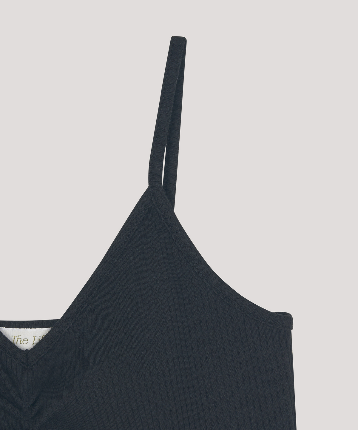 더 릴(THE LILLE) Shirring sleeveless t_black