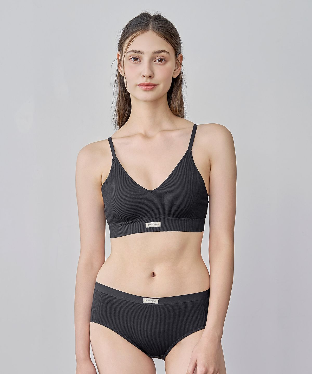 크로커다일 이너웨어(CROCODILE INNERWEAR) 에브리핏 소프트 브라렛팬티 세트