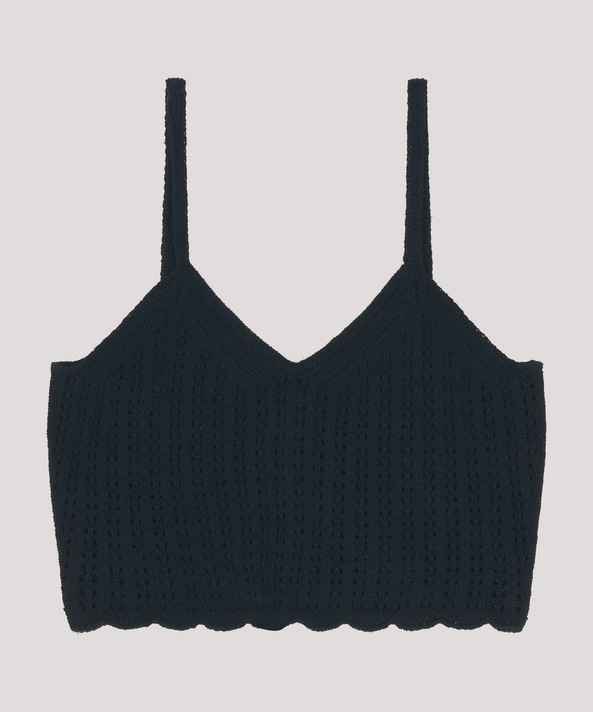 더 릴(THE LILLE) Cotton bustier knit_black