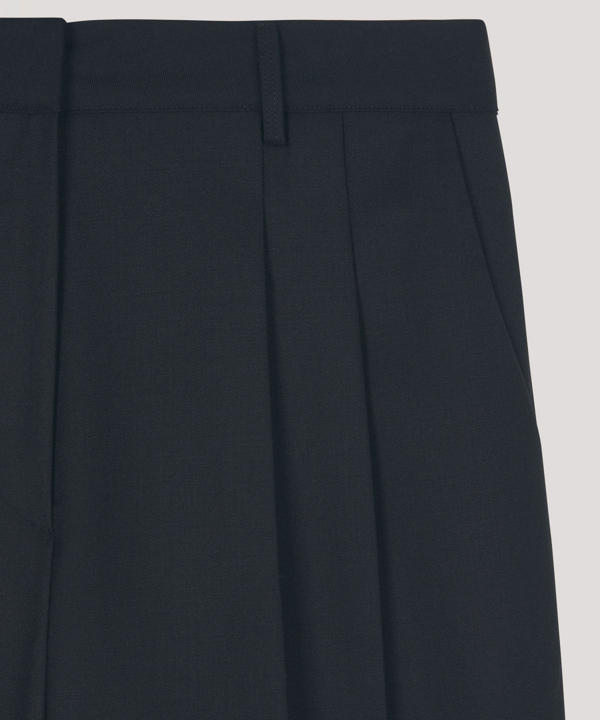 더 릴(THE LILLE) Spring wool slacks_black