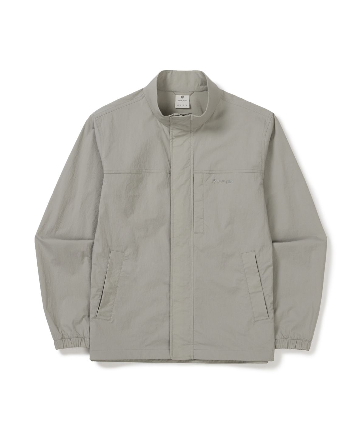스노우피크 어패럴(SNOWPEAK APPAREL) 루트 스탠드넥 바람막이 (S26MMRWB64) Gray